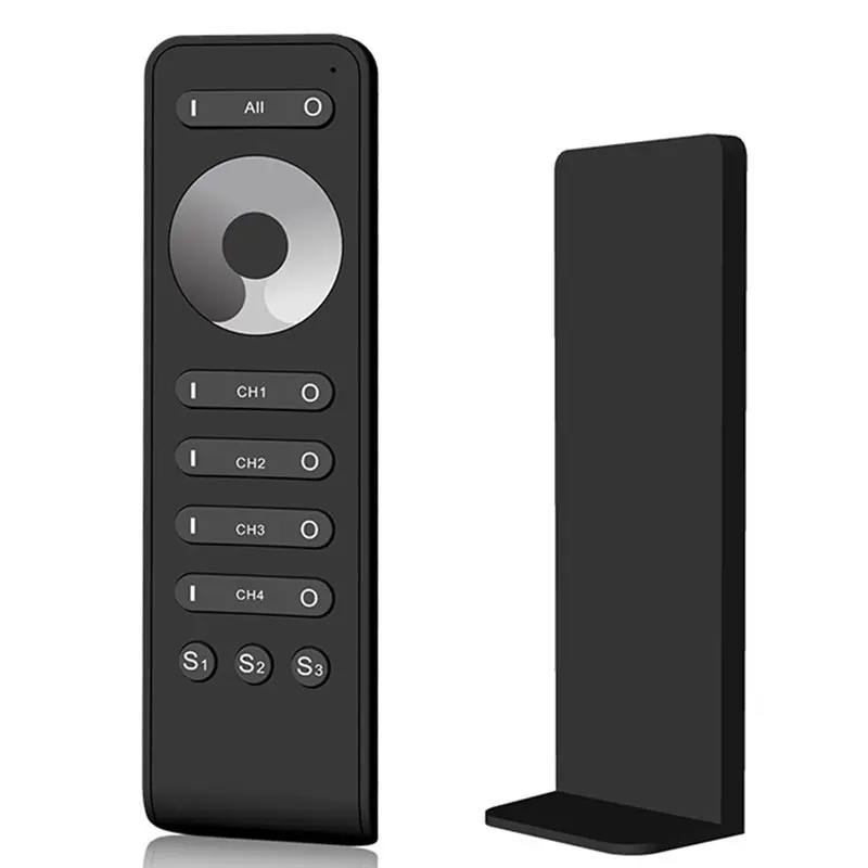 【accessoires-Electroniques】kit-variateur-de-lumiere-4-canaux-autonome-compatible-avec-bande-led-rgbw-rgb-cct-avec-telecommande-24g