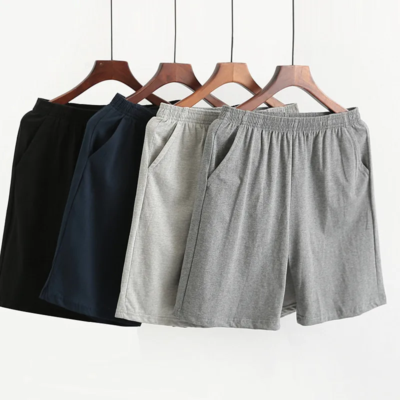 L-5XL Pajamas Pants For Men Casual Plus Size Sleepwear Shorts Cotton Summer Pajama Man Nightwear Pant Pantalon Pyjama Male