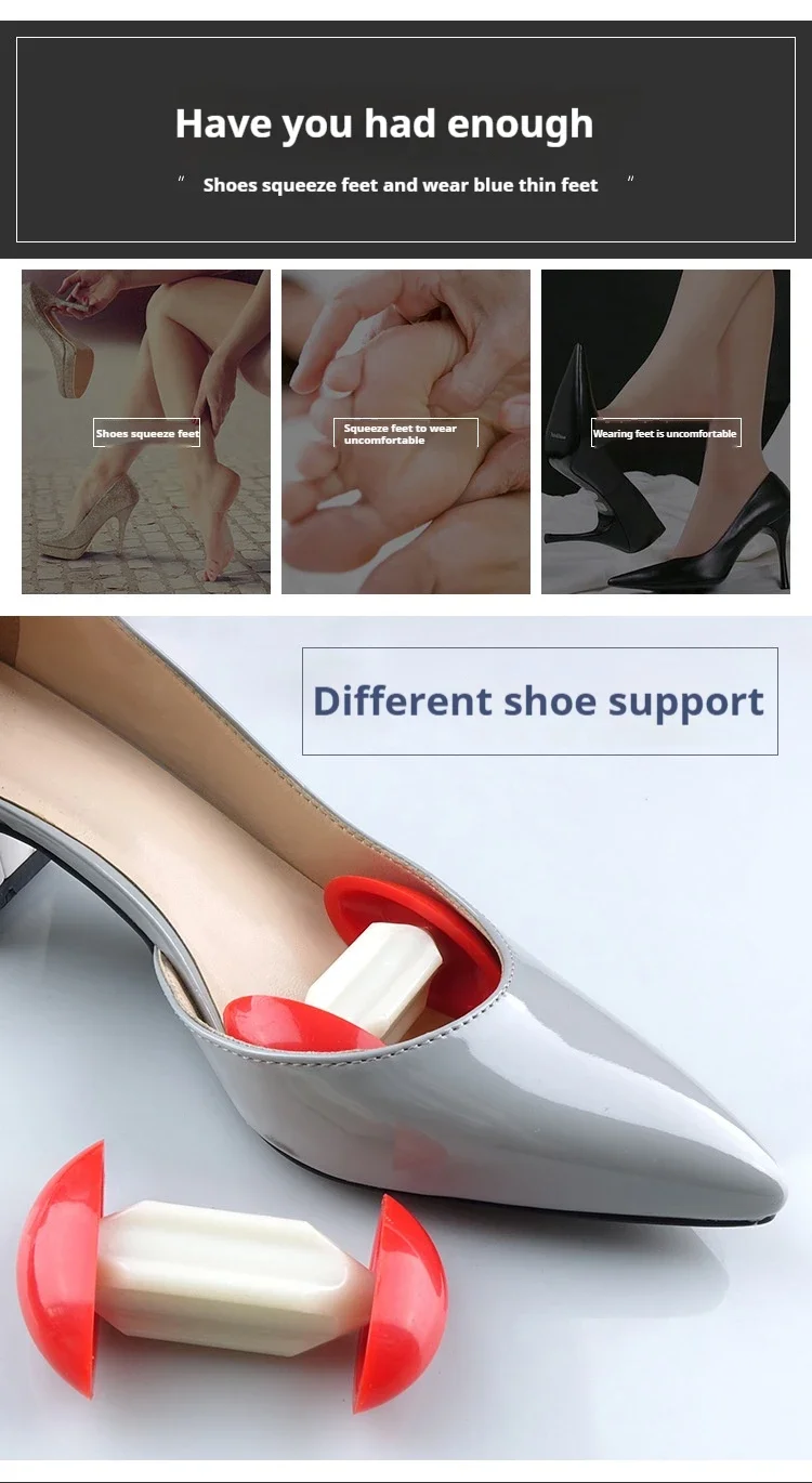 NEUE Baum Gestaltung Anti Falten Schuh Hält Tragbare Mini Schuh Bäume Anti Verformung Schuhe Bahren Turnschuhe Heels Schuhe 2Pcs – Detail 3