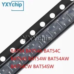 100 pz Smd diodo Schottky Bat54 Bat54a Bat54c Bat54s Bat54w Bat54aw Bat54cw Bat54sw