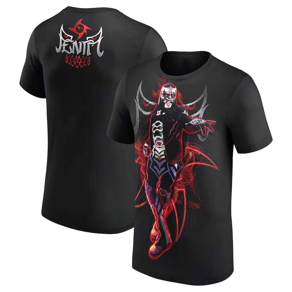 2026 Penta Portrait Graphic WrestleMania 42 Popular Men T Shirts Unisex Pure Cotton Short Sleeve Y2k Oversized Tee Fashion Tops