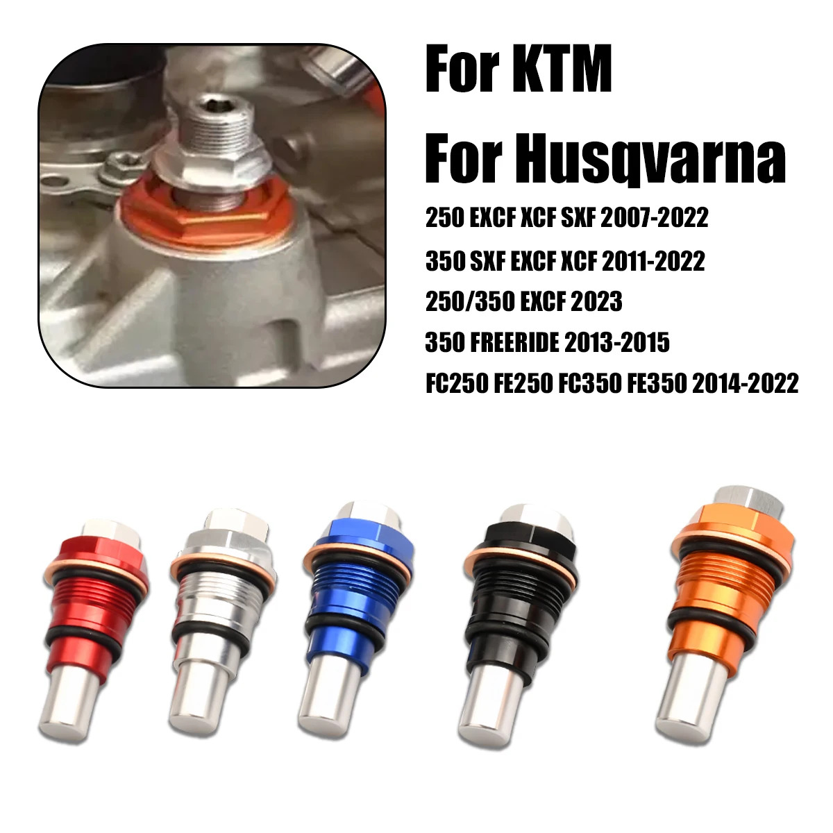 ​For KTM EXC-F 250 350 2023 EXCF 250 EXC 350F SXF 250 SXF 350 XCF 2011-2022 350 FREERIDE Chain Timing Cam Shaft Drive Tensioner