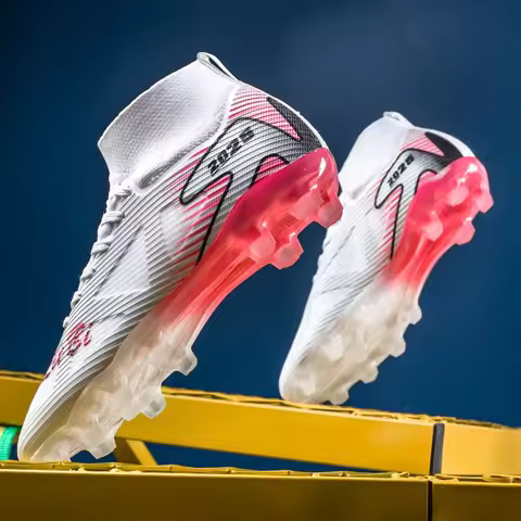 Professional Men Football Shoes Society Cleats Soccer Shoes Indoor Football Field Boots Original Training Fast Chuteira Campo