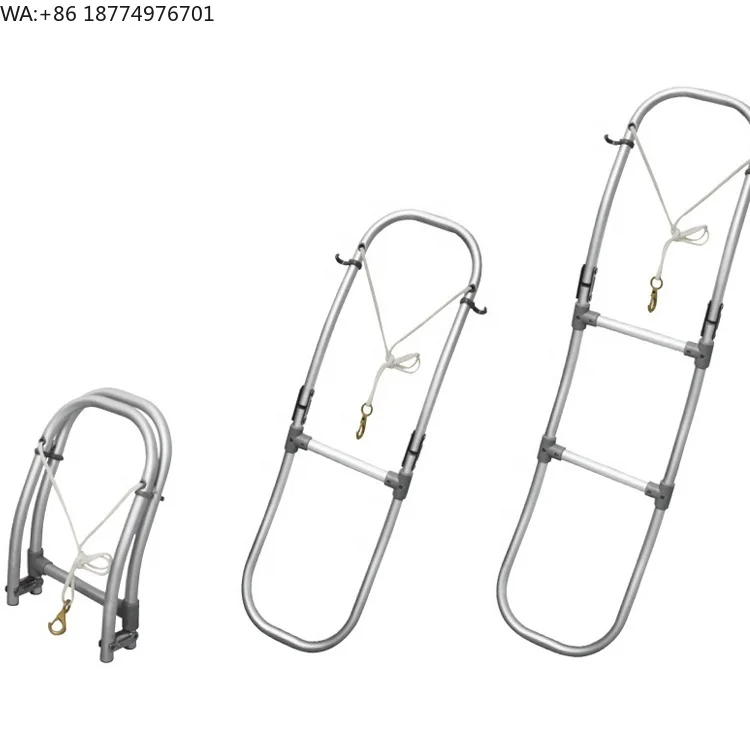

Складная трехступенчатая алюминиевая лестница для морских судов от производителя