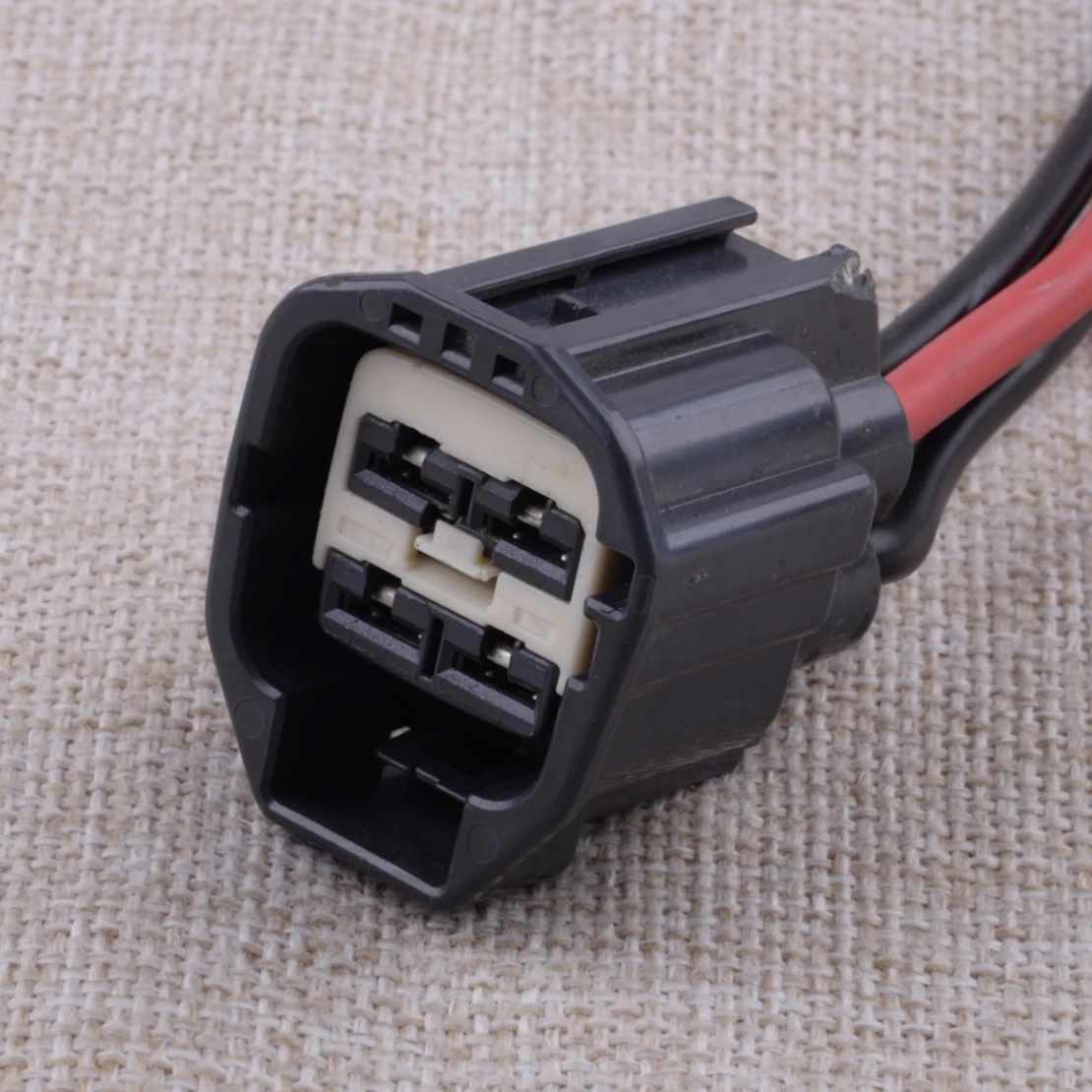 NEW Car Engine Cooling Fan Motor Connector Plug Pigtail Wire Harness Fit for Ford Mustang 2010 2011 2012 2013 2014 2015