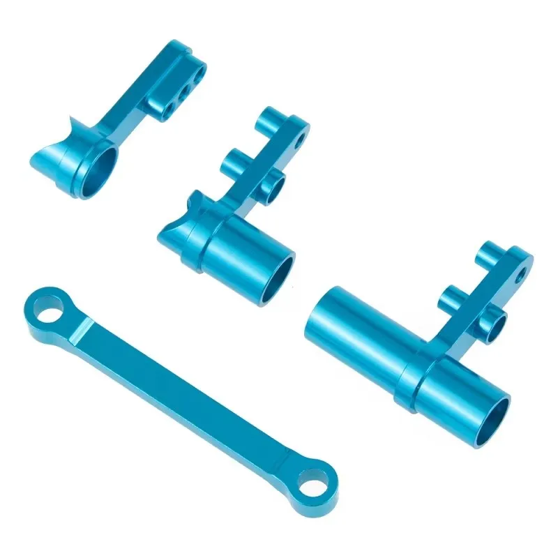 Servomotor de dirección de aluminio para coche de control remoto, conjunto completo de placa Ackerman 02025 02075, piezas de mej