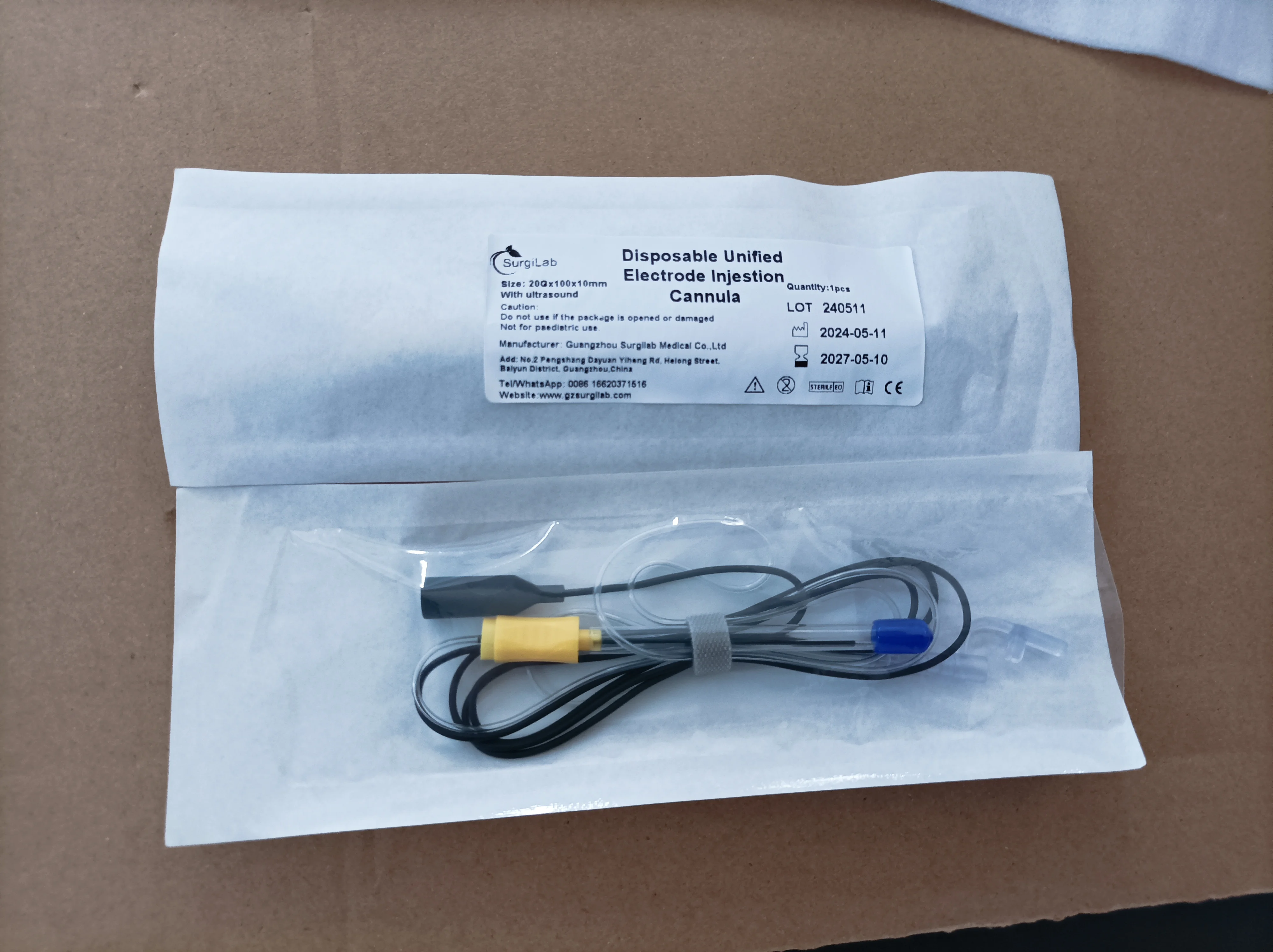 Disposable Hybrid Cannula Combined Unified Cannula Electrode for  2000ix Generator