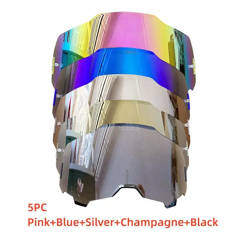 Motorcycle glasses Replacement Goggle Lenses, 5 Colors, HiPER Mirror,Moto Dirt Bike Motocross Cycling Safety Glasses lens