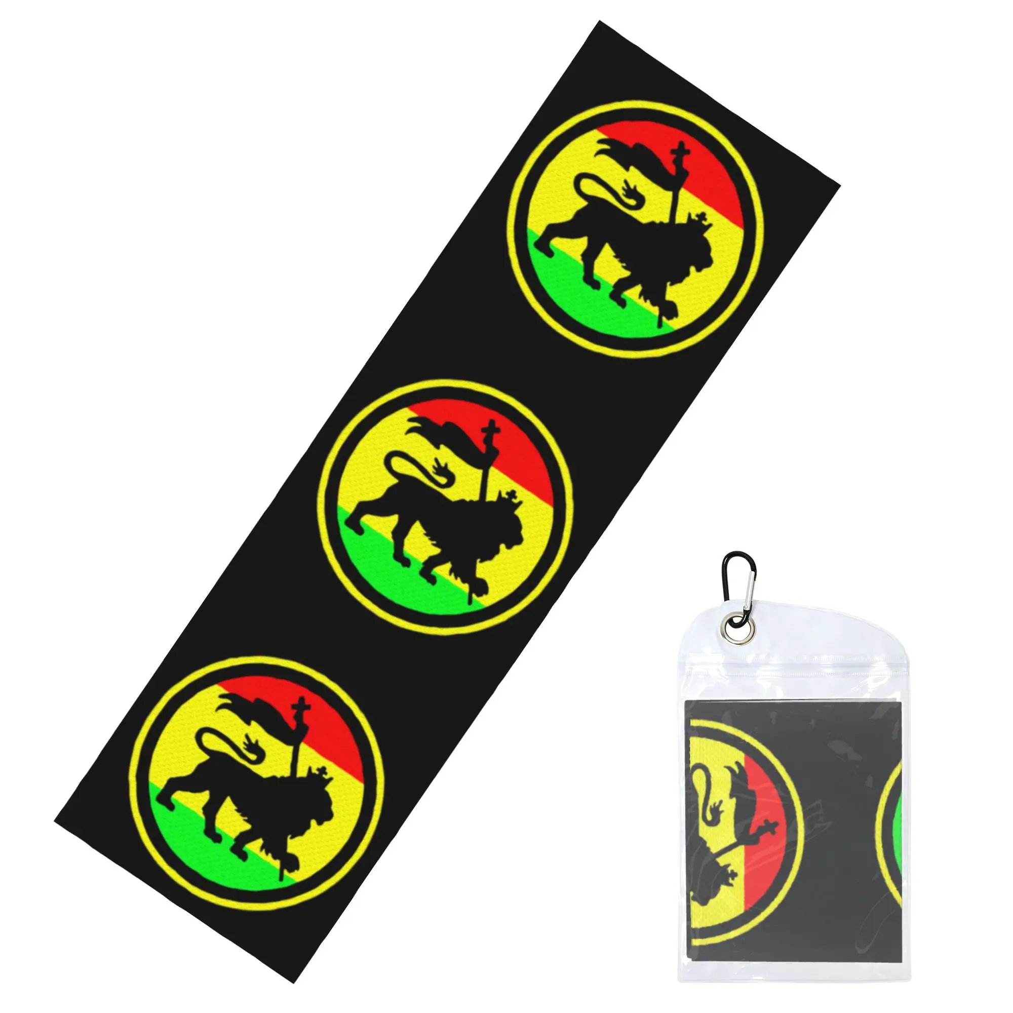 Lion Of Judah Rasta Jamaican Reggae Cold Exercise Towel   Super Soft Breathable Instant Cooling Towel Swimming Towels