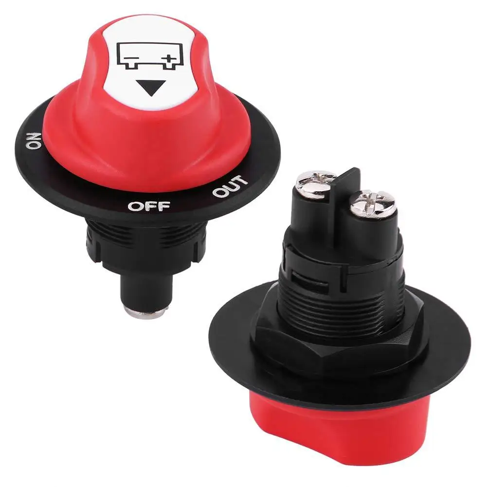 RV Battery Switch DC Battery Switch 50A/100A/200A/300A Waterproof Protection Power Switch