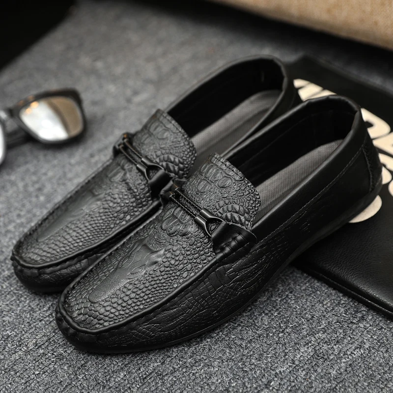 

Luxury Brand Trend Suede Men Casual Shoes Breathable Comfort Slip-on Mens Driving Shoes Fashion Men Lazy Shoes Loafers Moccasins