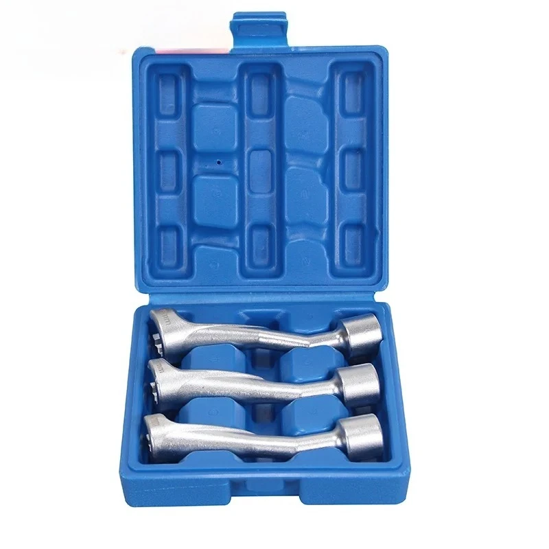 

3pc 1/2"Drive Fuel Injector Line Injection Socket Set 14mm 17mm 19mm