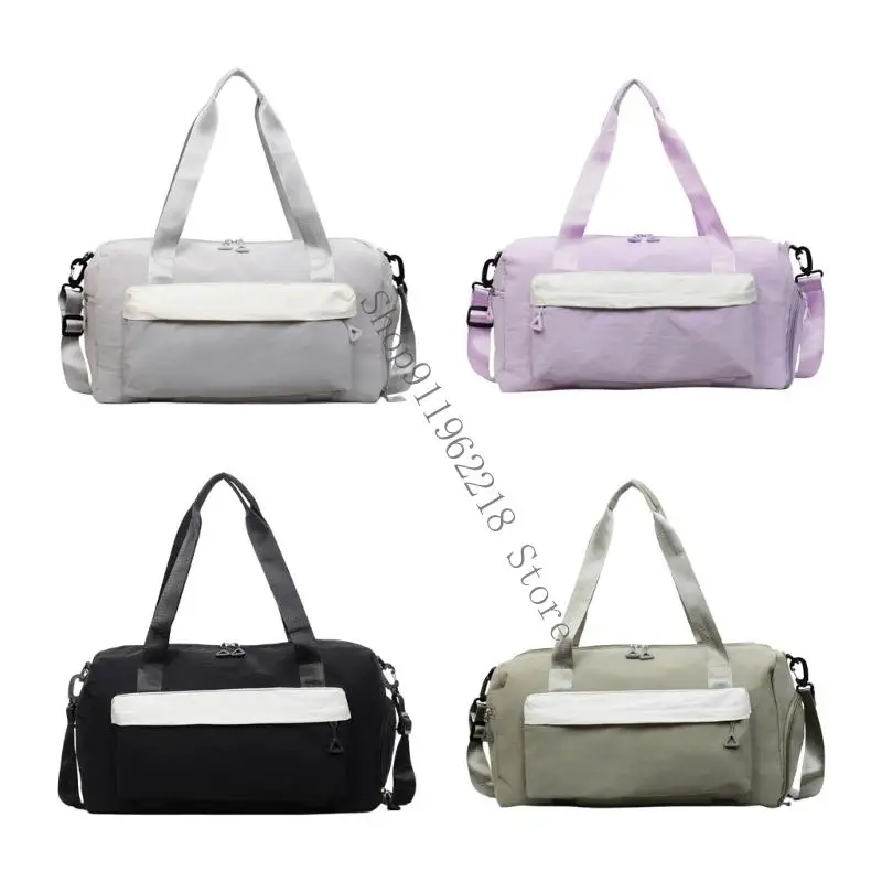 

Sports Gym Bag for Women Girls Travel Duffle Bag Lightweight Carrys on Weekender Bag Water Resistant Overnight Bag 066F