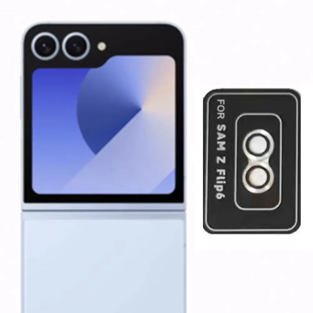 For Samsung Z Fold 6/flip 6 Mobile Phone Metal Lens Film HD Rear Camera Protection Metal Lens Cover Film