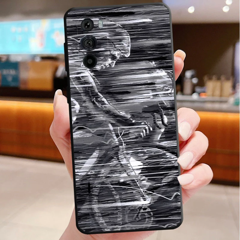 

Phone Case For Motorola Edge 50 40 Pro 60 50 40 30 Ultra Neo Fusion Moto G85 G72 G53 G54 G84 G13 G32 BIKE CYCLING art