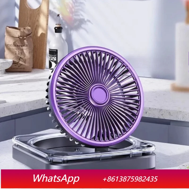 LTT electric fan desktop small home wall hanging office usb charging dormitory super long battery life portable