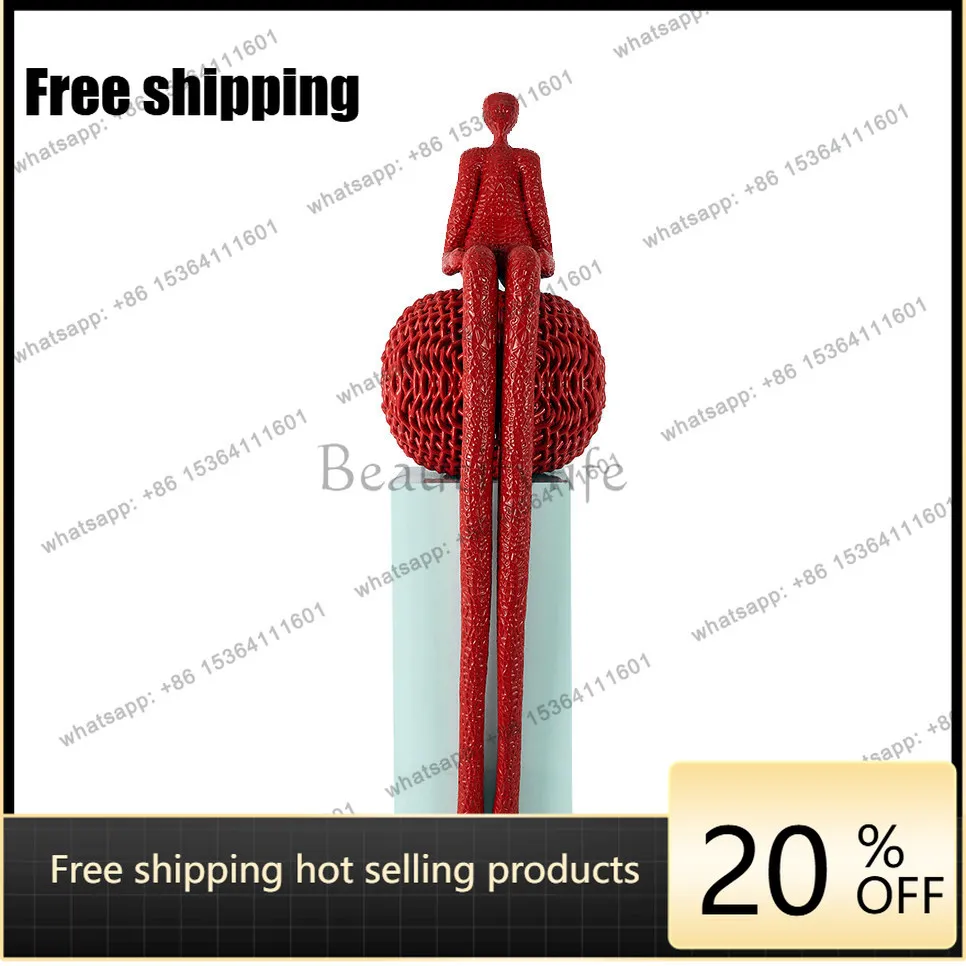 

Creative Abstract Figure Sculpture Ornament Sales Office Artwork