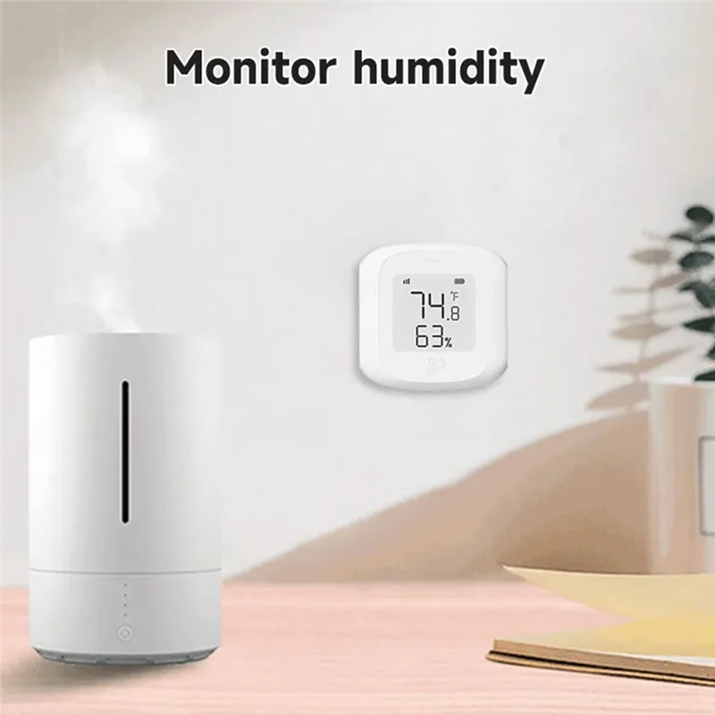 AF91-Tuya Smart Zigbee Wireless  Intelligent Linkage Smart Temperature And Humidity Sensor Support Home