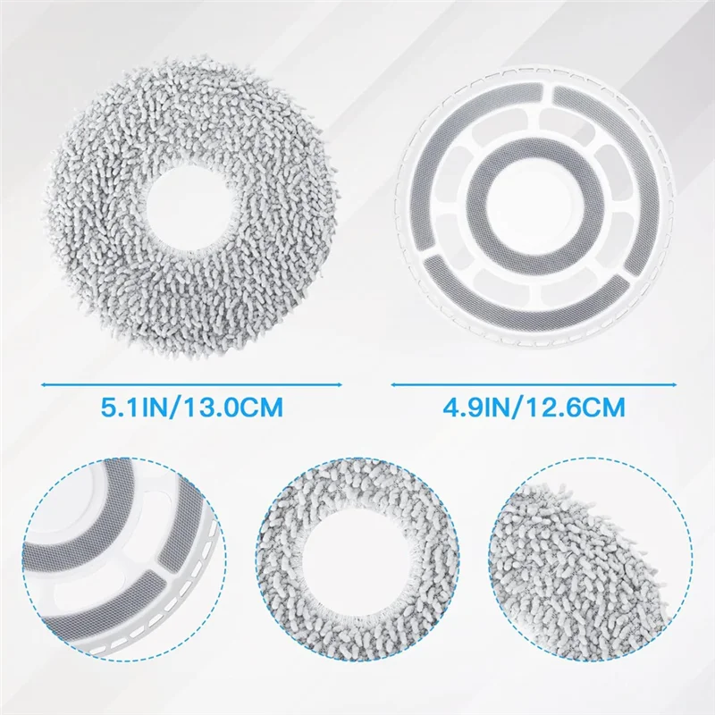 ABVI-para Roborock Qrevo Curv piezas de repuesto para Roborock Qrevo Curv Acuum piezas de limpiador