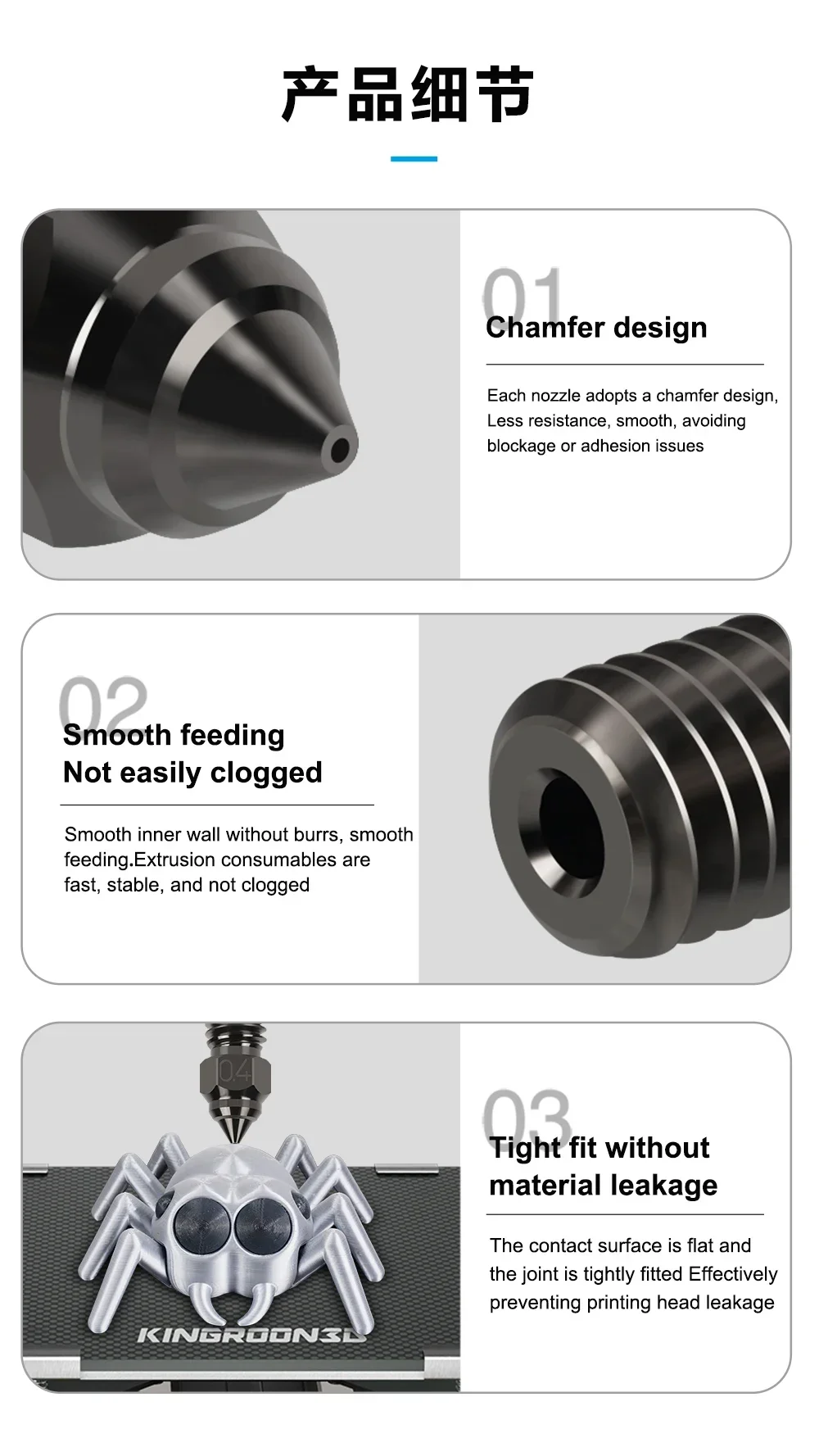 Creality-ノズル,高品質の3Dプリンター部品,v3,se,0.4mm