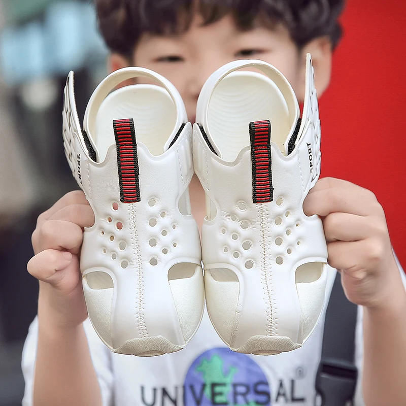 Girls Sandals Fashion Casual Flat Baby Shoes New Summer Medium and Large Children Princess Shoes Soft Bottom Shoes