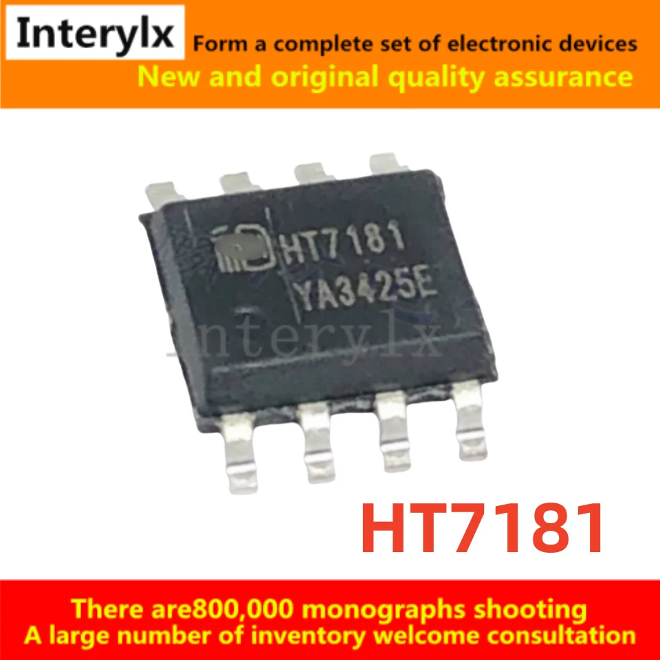 10Pcs/Lot Original HT7180 SOP-8 HT7181 HT7180SPER HT718SPER High Efficiency Boost Converter IC Chip SPER