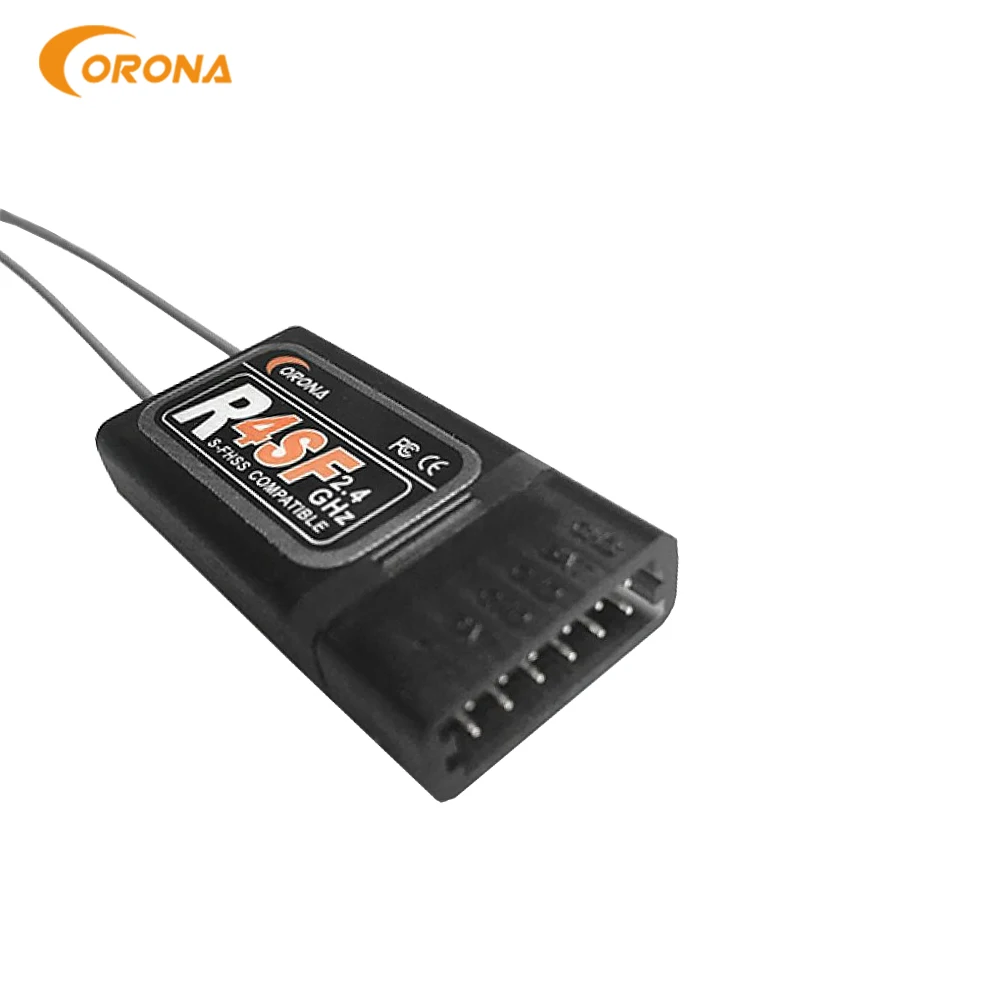 Corona 2.4G R4SF 4 kanały odbiornik S-FHSS/FHSS kompatybilny FUTABA SFHSS 14SG T8J T10J Radio