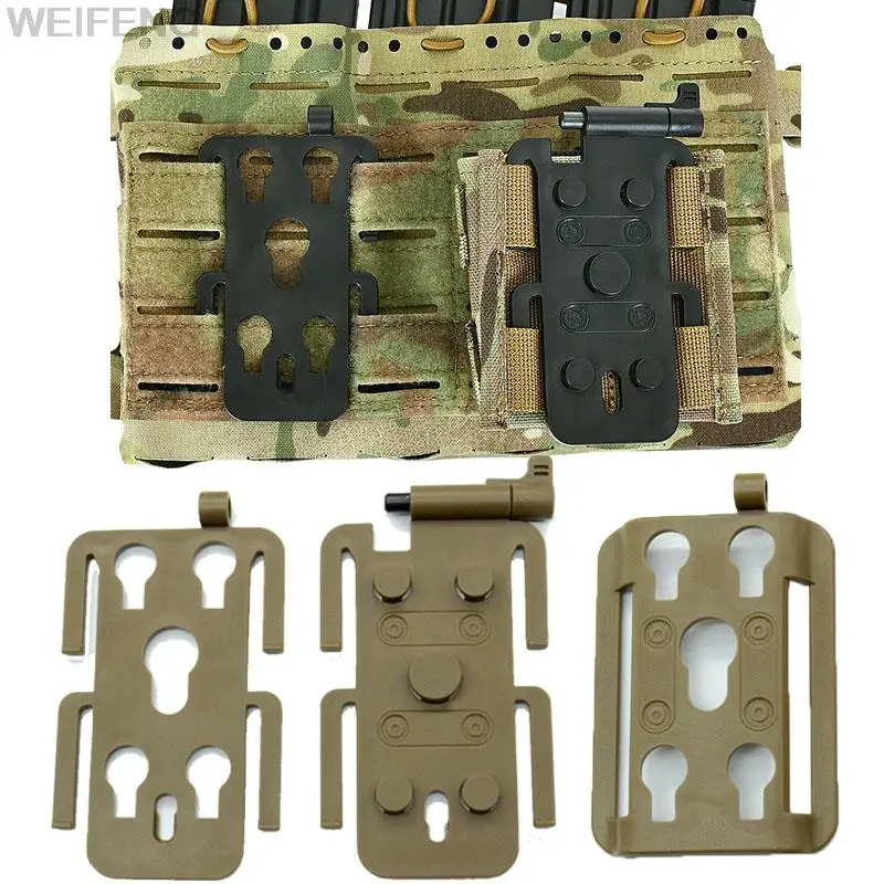 Tactical Molle Attachment Plate Molle Adapter Platform For Attaching Molle Pouch Molle Mag Pouch Vest Backpack Bag Accessories