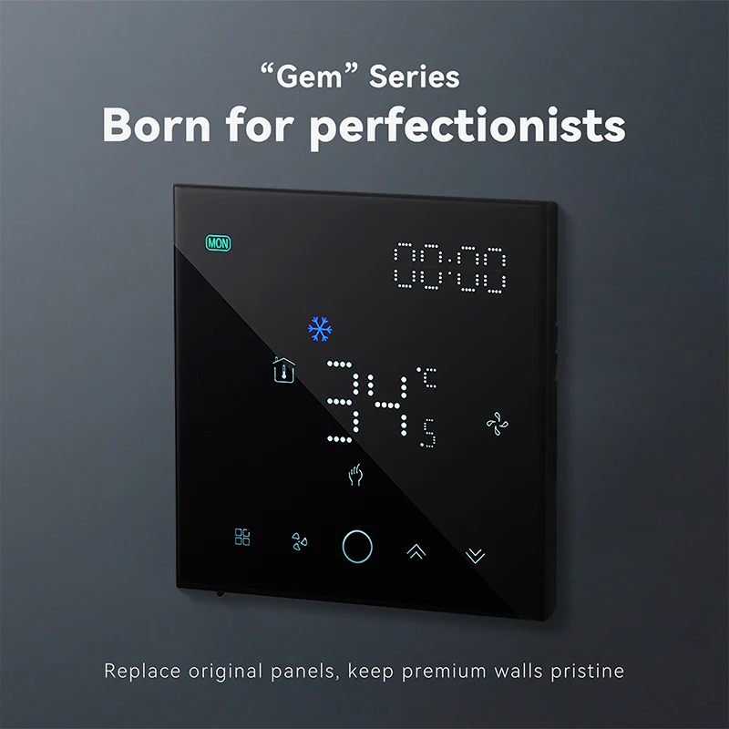 ZigBee VRF Central Air Conditioning Thermostat Digital Temperature Controller Tuya Smart Life Remote Control Home Automation