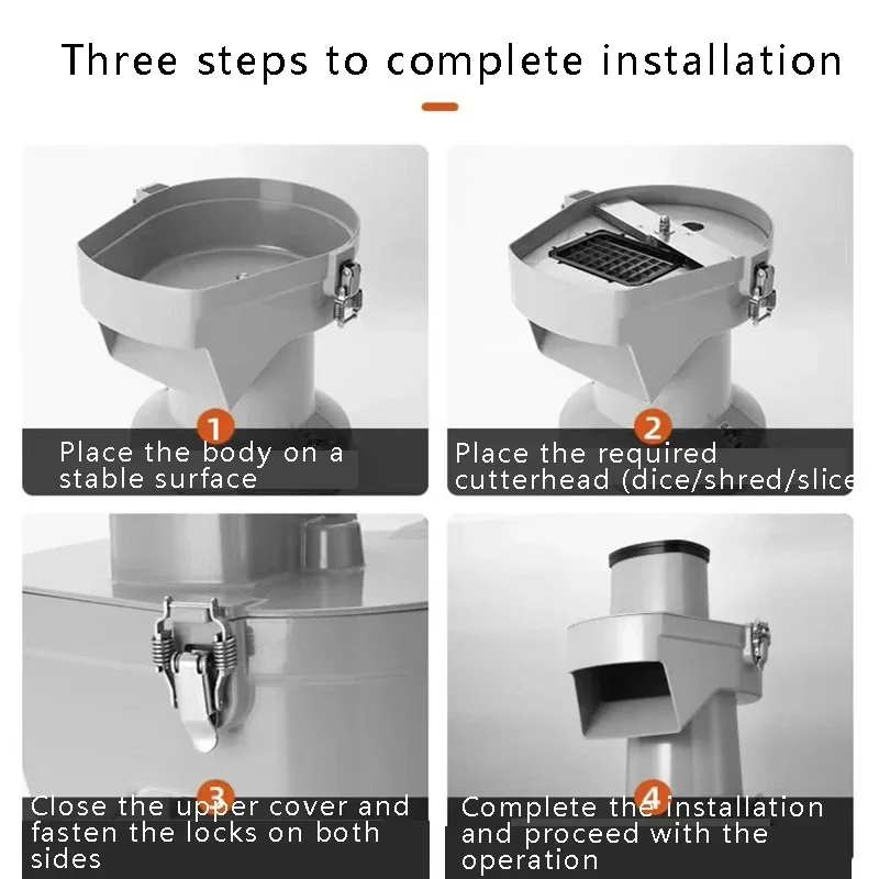 Automatic Vegetable Cutter Machine Commercial Electric Potato Slicer Shredder Multi-function Vegetable Cutting Machine