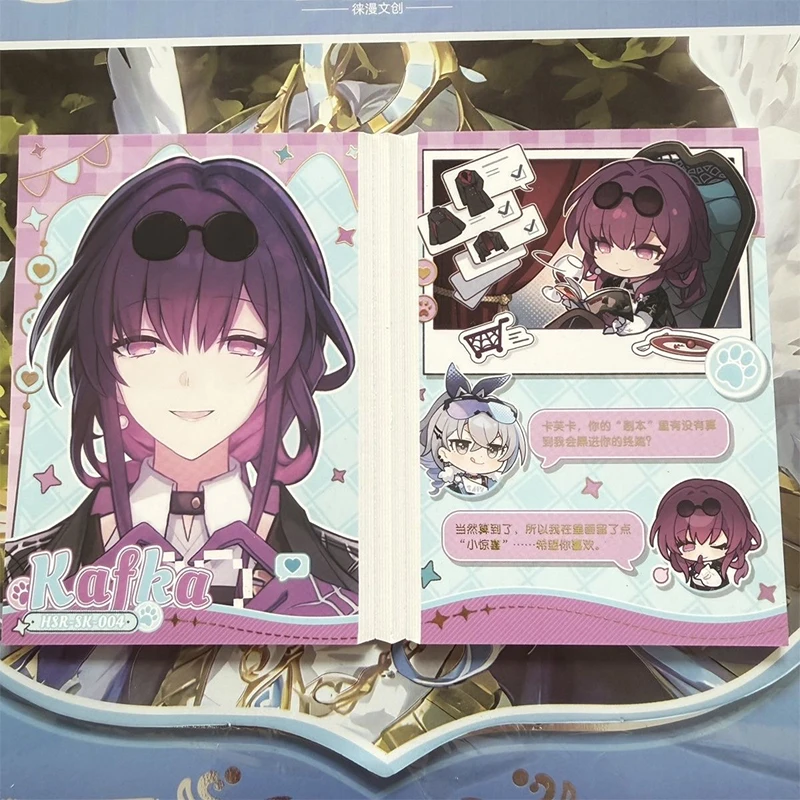 日本のアニメ女神物語二つ折りカードキャラクターカフカ・トパーズコレクタブルカードクリスマス誕生日ギフト子供のおもちゃ
