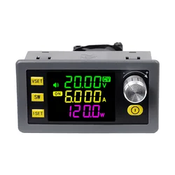 120W Buck-Boost Adjustable Power Supply Module Constant Voltage Current Regulator DC Converter for Solar Charging & Electronic P
