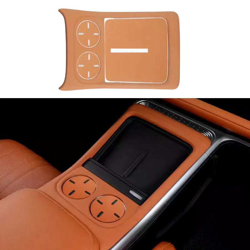 Car Gear Shifting Panel Frame Fit for Xpeng G9 Gear Panel Modification Central Control Anti-fingerprint Car Decoration