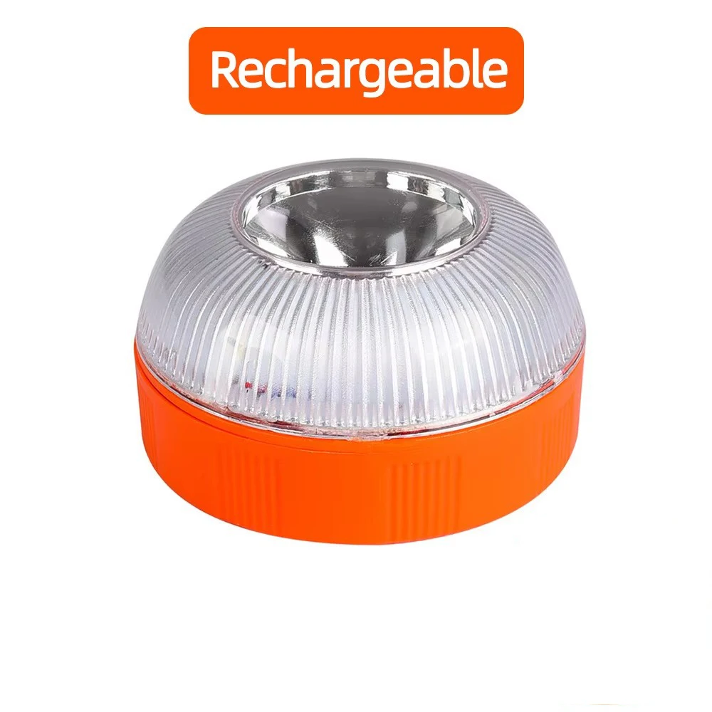 Explosion Flash Warning Light Multi-purpose Warning Light White Lights Emergency Lighting LED Car Roadblock Lamps Box Charging