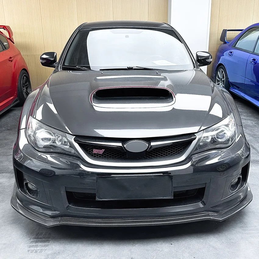 For Subaru Impreza STI Subaru WRX STI 2011 - 2014 Front Bumper Lip Splitter Diffuser Spoiler Body Kit ABS Material