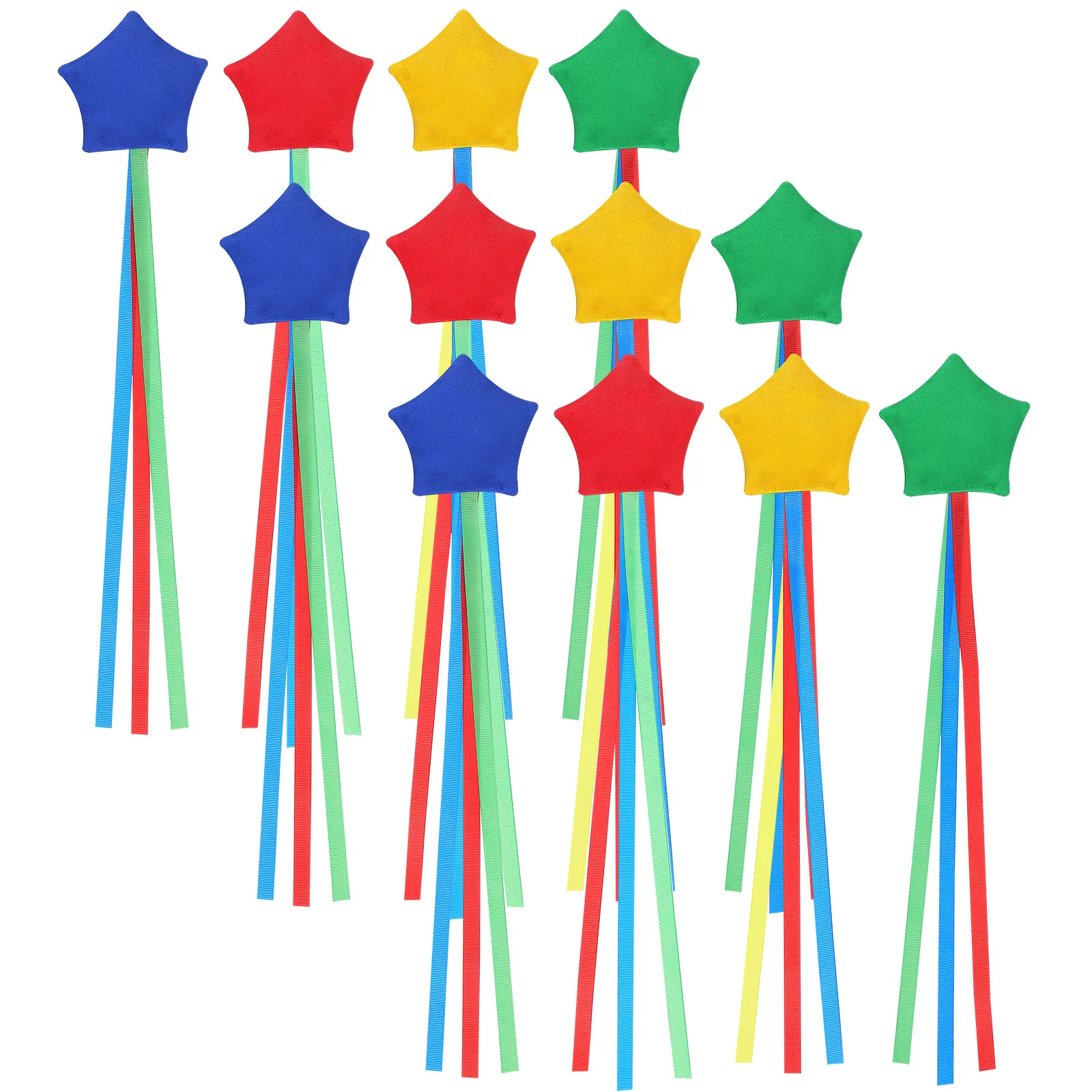 12 Uds. Bolsas de frijoles de estrella para juegos de carnaval, patio de playa interior y exterior, bolsas de arena para juegos familiares, paquete de arena