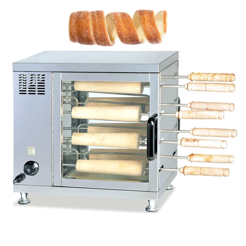 mesin bread 8 pc cone made electrical kurtos kalacs chimenea pastel horno bakering for chimney cake oven roll grill machine wall