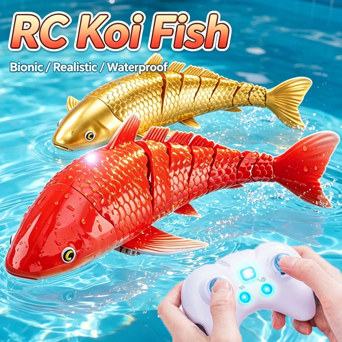 Smart Rc Fish Bionic Koi Fish - Rc Submarine Water reseña y precio