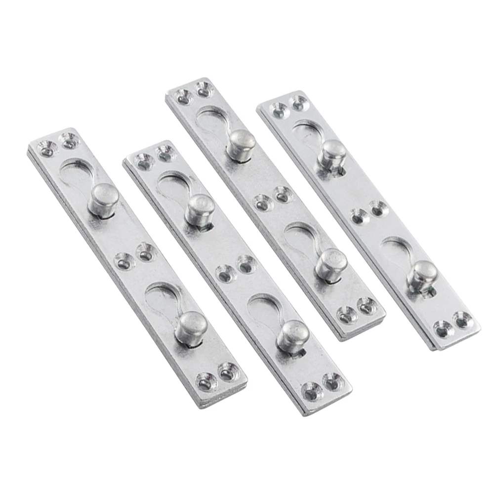 

4Pcs Bed Hinge Solid Metal Thicken Square Corner Connecting Accessories for Wood Bed Frames Headboards Thicken Hinge