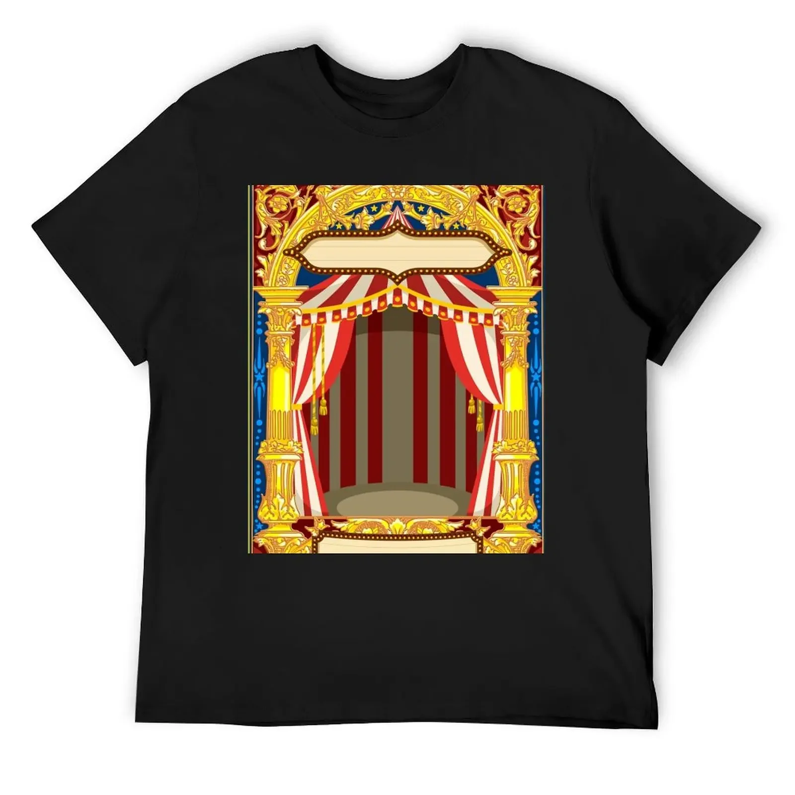 Carnival Circus Template T-Shirt oversized graphic tee designer shirts anime tshirt quick drying mens white t shirts