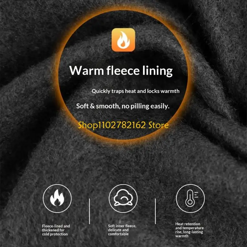 547B （1 pcs）Ice Scraper Mitt for Car Windshield Waterproof Snow Glove Removal Tool with Thick Warm Fleece Lining Shovel