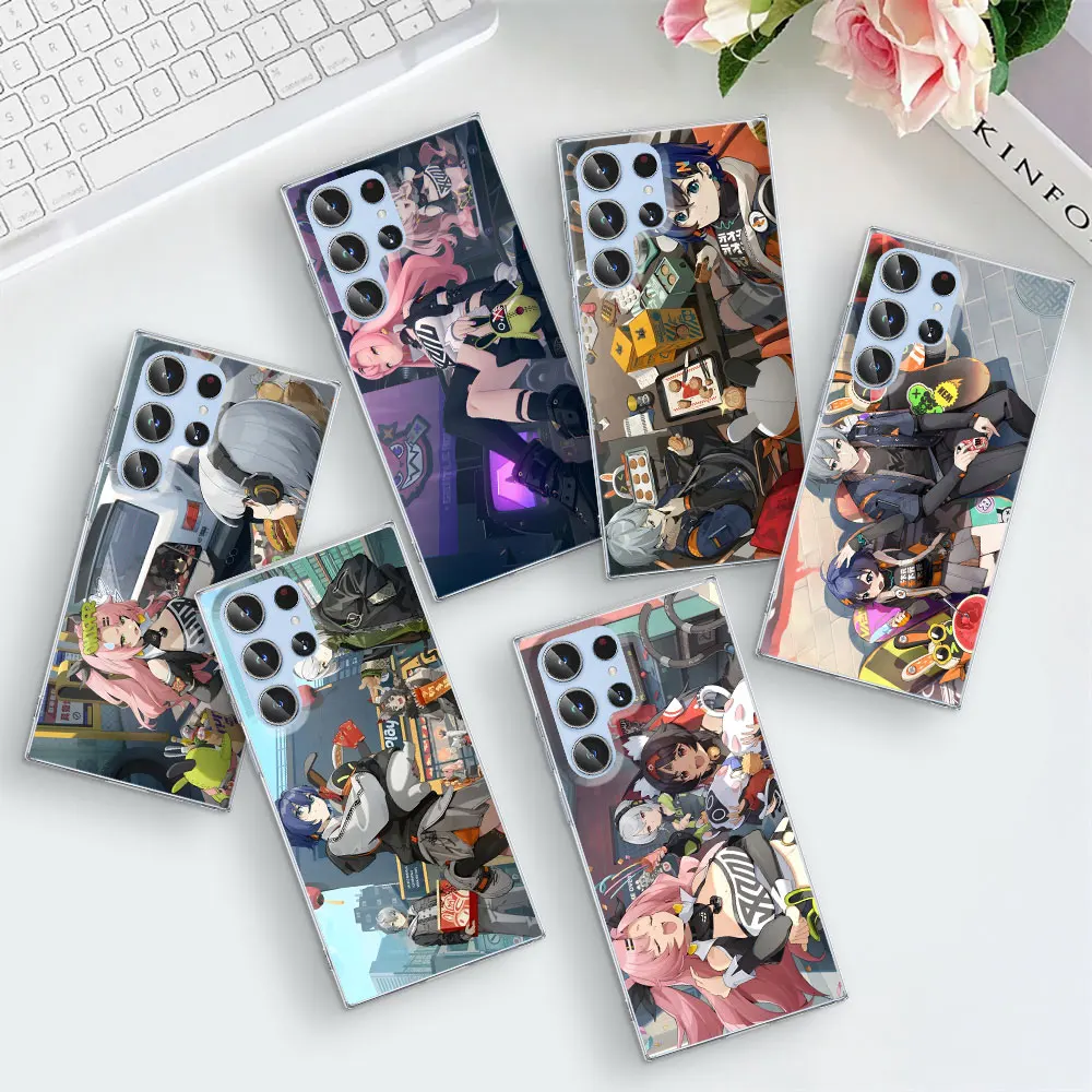 Nicole Demara Zenless Zone Zero Case for Samsung Galaxy S23 S21 FE S22 S24 S20 Ultra S8 S10 Lite S10e S9 Plus TPU Phone Cover