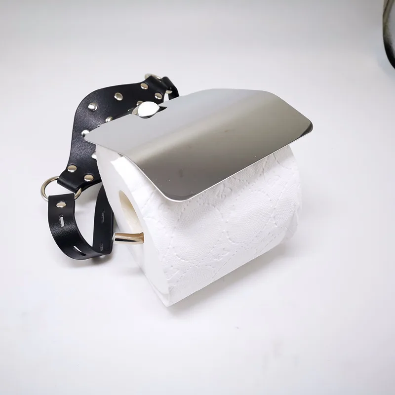 BDSM Slave Toilet Paper Holder + Asphyxia Gag Bondage Restraints Open Mouth Breathable Sex Toys Gag Adult Sex Games For Couple