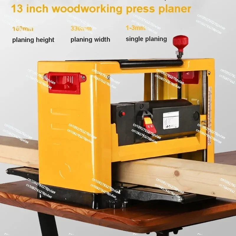 13 Inch Electric Wood Thicknesser Planer Multi-function Portable Woodworking Planing Machine Table Top Planer 2000W