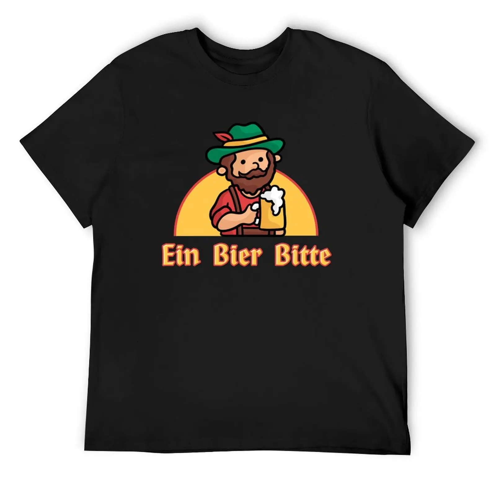 Ein Bier Bitte T-Shirt man clothes customizeds graphic tee shirt summer clothes mens designer t shirt