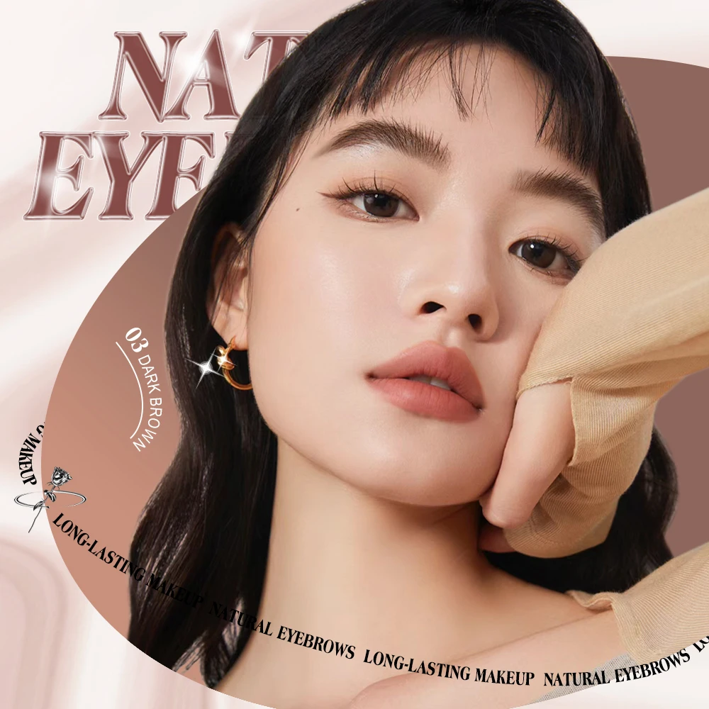 BANXEER Eyebrow Pomade Brow Gel ครีม 4 สีธรรมชาติกันน้ํา Long Lasting Highly Tint Eyebrow Shade พร้อมแปรงแต่งหน้า