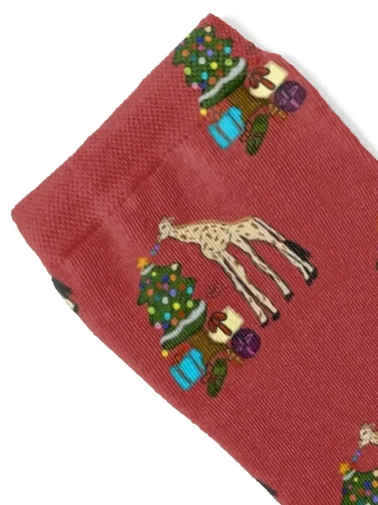 Santa's unlikely helper Socks loose winter gifts designer heated Socks Male Women's