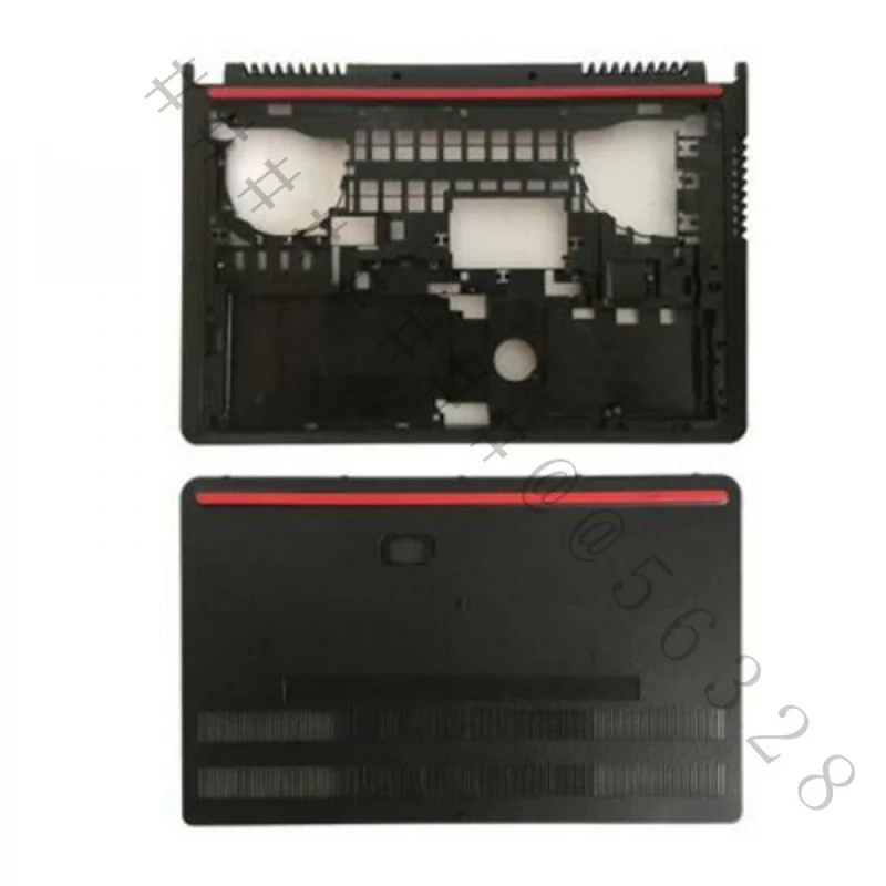 SS+New Bottom Base Cover & Bottom Access Door For Dell Inspiron 15 5576 5577 7557 7559 Laptop Lower Case Repair Parts