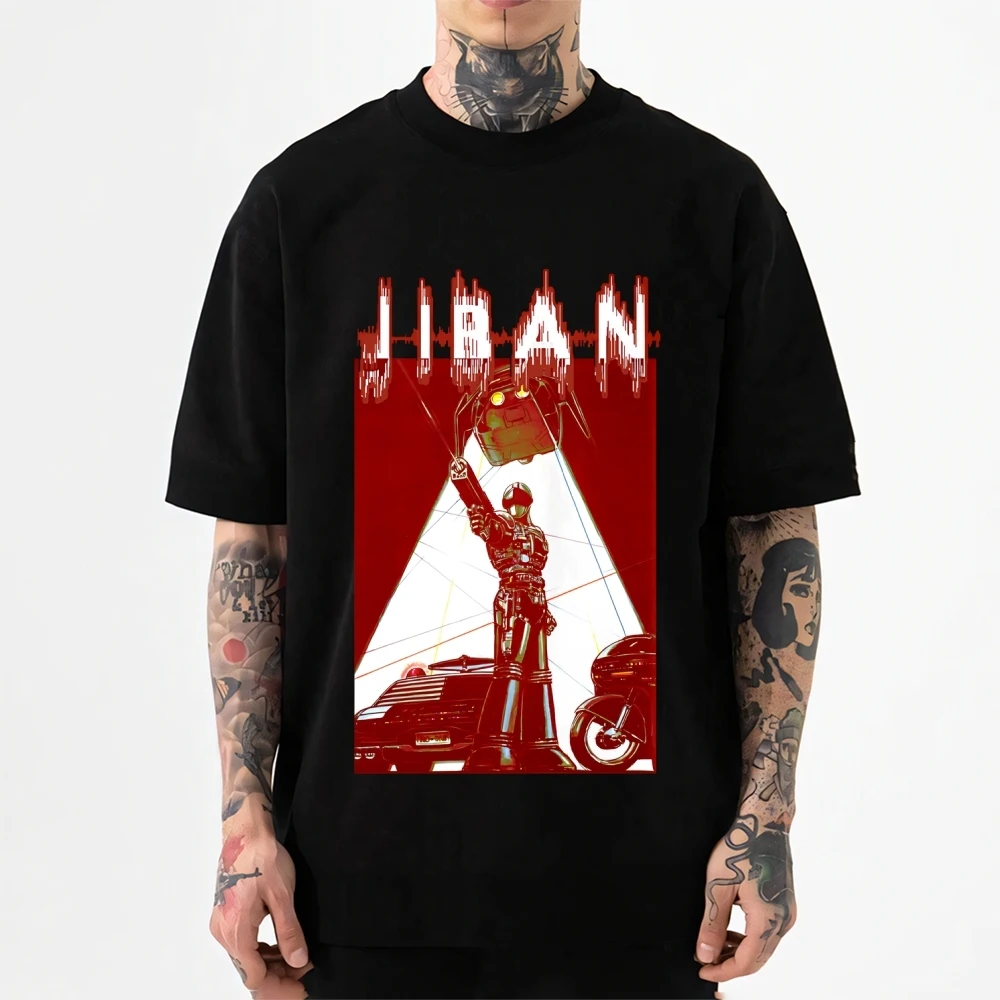 Mobile Detective Jiban Japanese Style Classic Tee High-quality Streetwear Men's Clothing Women's 2026 Summer New Printed T Shirt