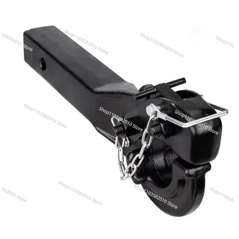 

10-Ton Pintle Hook Trailer Hitch, 2 Inch Receiver, 20000 lbs Steel Towing Coupler, 15” Length Heavy Duty for Truck SUV